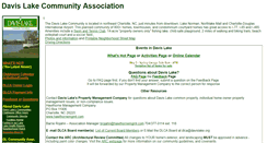 Desktop Screenshot of davislake.org