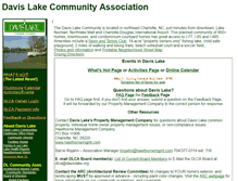 Tablet Screenshot of davislake.org